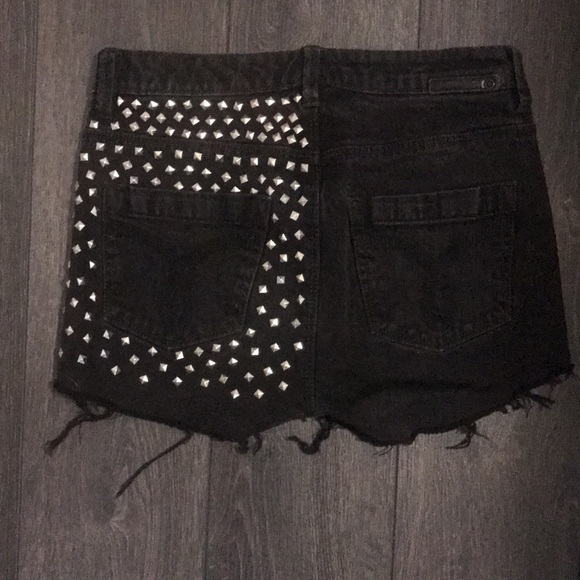 Black Jean Shorts | size:27 - Picture 3 of 4